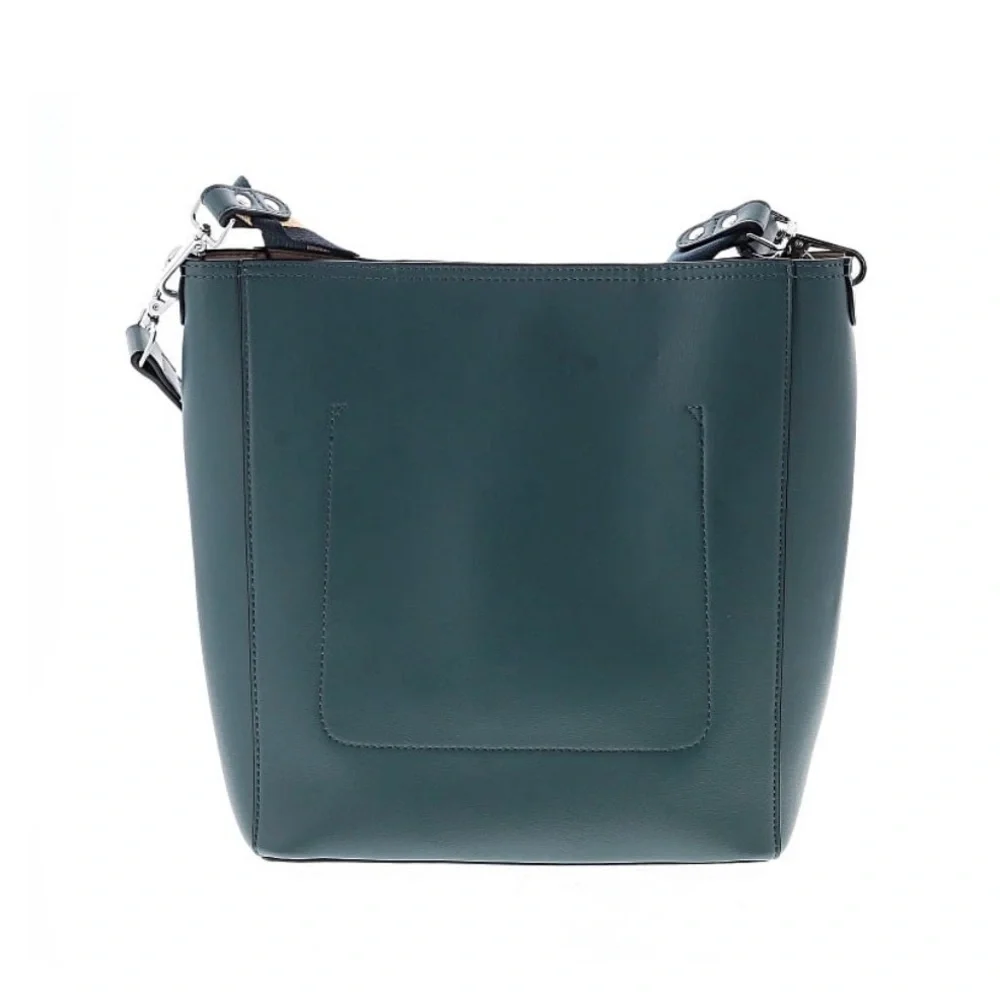BROMEN Bucket Hobo Bag Crossbody Shoulder Purse NEW without Tags Green Cream